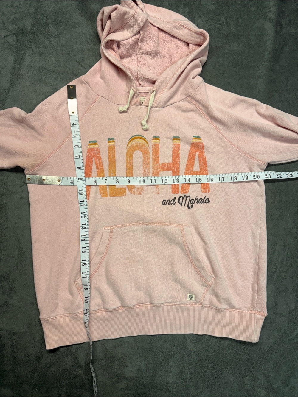 Billabong Pink ALOHA Pullover Hoodie - Picture 5 of 7